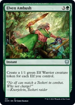 1 x Elven Ambush - Kaldheim - NM-Mint - MTG - Image 1