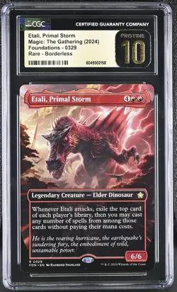 ETALI, PRIMAL STORM Foundations Borderless Rare CGC Pristine 10 MTG - Image 1