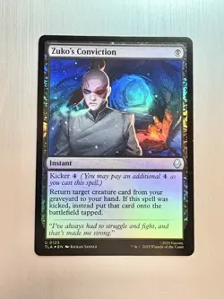 Zuko’s Conviction - 123 - MTG Avatar: The Last Airbender - Uncommon - FOIL - Image 1