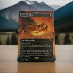 The One Ring (Borderless) (From LTR Special Foil Extended Art Mythic Rare - Image 1