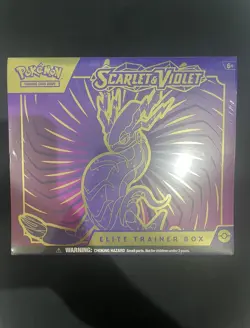Pokemon TCG Scarlet and Violet Base Set Elite Trainer Box ETB Miraidon - Image 1