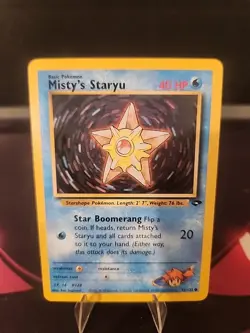 Misty's Staryu 92/132 Pokemon TCG Gym Challenge Unlimited LP - Image 1