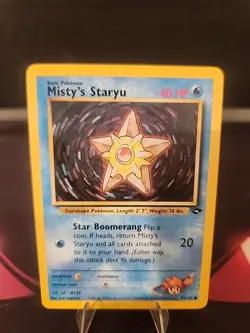 Misty's Staryu 92/132 Pokemon TCG Gym Challenge Unlimited LP - Image 3