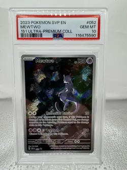 Pokemon Mewtwo TCG Scarlet and Violet 151 Black Star Promo PSA 10 Gem Mint #052 - Image 1