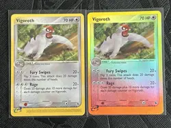 Pokemon TCG Vigoroth 47/109 Ruby and Sapphire Reverse Holo E-Reader Set - NM - Image 1