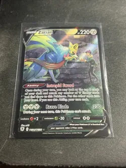 Zacian V #TG21/TG30 Astral Radiance NM/Near Mint Pokemon 2022 - Image 4
