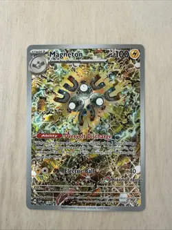 Pokemon TCG Magneton SVP 159 Promo Surging Sparks Pokemon Center Stamped - Image 1