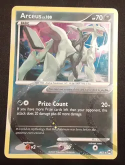 Arceus - AR1 - Holo Rare Pokemon TCG LP - Image 1