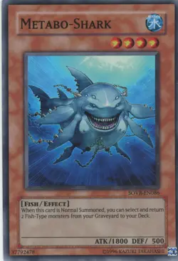 Yugioh Metabo-Shark SOVR-EN086 Super Rare LP - Image 1