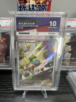 Pokemon TCG Bulbasaur Card 143/142 Ace 10 Gem Mint - Image 1