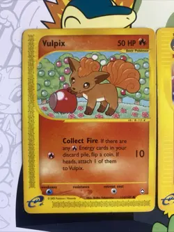 Vulpix 116/147 - Aquapolis Non Holo 2002 WOTC Pokemon Card -LP - Image 3