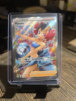 Pokemon TCG Phoebe Battle Styles Trainer Full Art Ultra Holo Card 161/163 - Image 1