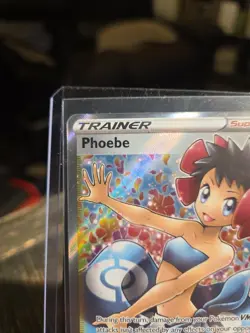 Pokemon TCG Phoebe Battle Styles Trainer Full Art Ultra Holo Card 161/163 - Image 2