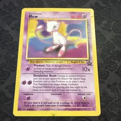 Pokemon Mew #8 Card WOTC Black Star Promo - Image 1