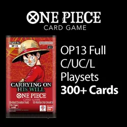 [Bulk] OP13 Full C/UC/L Playsets 300+ Cards - One Piece TCG English OP-13 - Image 1