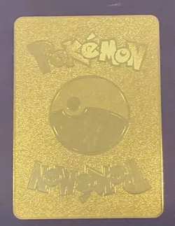 2017 Pokemon TCG ~ Rainbow Gold Charizard GX Gold Metal Card 150/147 - Image 3