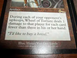 MTG Wheel of Torture 4X - Urza's Legacy Magic Card - Image 3