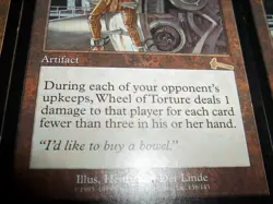 MTG Wheel of Torture 4X - Urza's Legacy Magic Card - Image 5