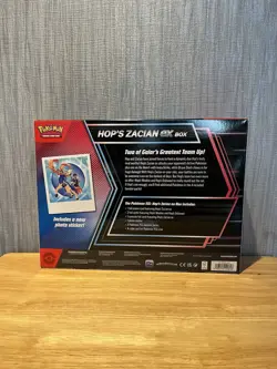 Pokemon Cards Collection Box Hop's Zacian Ex - In Hand ✅ - Image 2