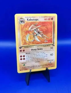 Kabutops 24/62 1st Edition Non Holo Rare Fossil Set Pokemon Card 1999 WOTC LP - Image 2