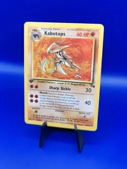 Kabutops 24/62 1st Edition Non Holo Rare Fossil Set Pokemon Card 1999 WOTC LP - Image 3