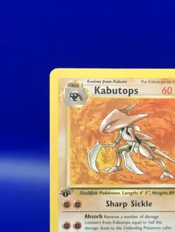 Kabutops 24/62 1st Edition Non Holo Rare Fossil Set Pokemon Card 1999 WOTC LP - Image 4