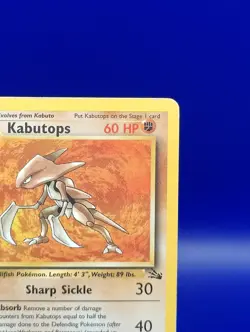 Kabutops 24/62 1st Edition Non Holo Rare Fossil Set Pokemon Card 1999 WOTC LP - Image 5
