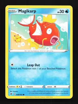Magikarp 039/192 LP Rebel Clash English Pokemon Card TCG - Image 1