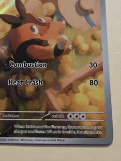 Pignite Illustration Rare Holo 97/86 White Flare Pokemon TCG Card - Image 5