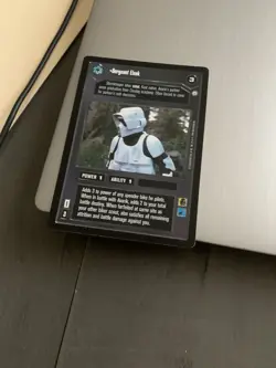 Decipher Star Wars CCG Endor SERGEANT ELSEK Card NEVER PLAYED - Image 1