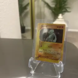 Pokemon TCG Machop Expedition Reverse Holo Card 117/165 *NO WHITE* - Image 1