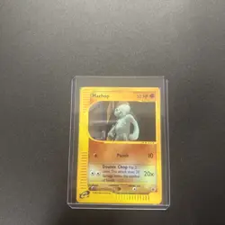 Pokemon TCG Machop Expedition Reverse Holo Card 117/165 *NO WHITE* - Image 2