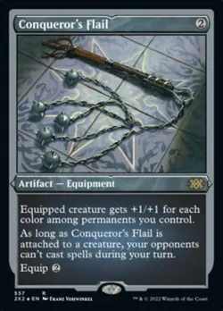 Conqueror's Flail (Foil Etched) [Double Masters 2022] - Image 1