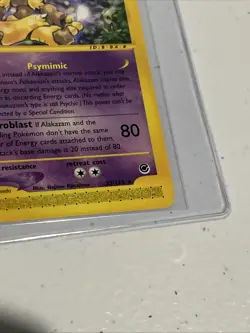 Alakazam 33/165 Non Holo Rare Pokemon Expedition TCG WoTC Card NM-Mint - Image 5