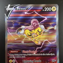 Raikou V GG41/GG70 Pokemon Crown Zenith Full Art Holo Card - Image 2