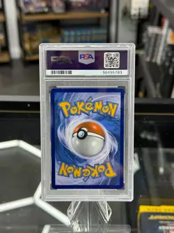 PSA 7 Pokemon Hoopa STAFF Prerelease Promo Steam Seige XY147 RARE Holo - Image 2