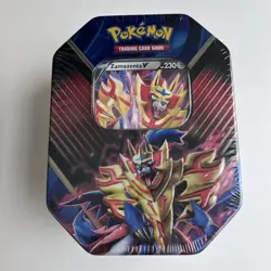 Pokemon TCG Zamazenta V Collector Tin Sword & Shield Booster Pack NEW Sealed - Image 1