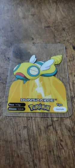 Dunsparce 206 Pokemon Lamincards Edibas - ITA - EXC - Image 1