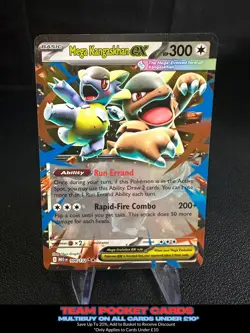 Mega Kangaskhan Ex 104/132, Mega Evolution, Pokemon, NM - Image 1