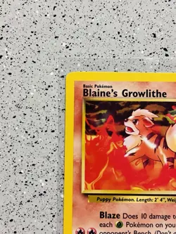 Blaine’s Growlithe - 62/132 Gym Heroes Unlimited Common Pokemon - NM💎 - Image 5