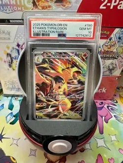 2025 Pokemon SV Destined Rivals DRI EN Ethan's Typhlosion #190/182 PSA 10 - Image 1