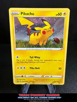 Pikachu SWSH039, Black Star Promo, Pokemon, NM - Image 1