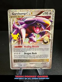 Garchomp lv.X 145/147, Celebrations, Pokemon, NM - Image 1