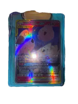 2019 Pokemon SM Cosmic Eclipse Togepi Cleffa Igglybuff Tag Team Holo #143/236 - Image 1