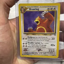 Pokemon Ursaring 34/75 Neo Discovery-Unlimited Edition Regular MP Vintage Rare - Image 1
