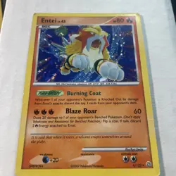 Pokemon Secret Wonders LP Entei SW 4/132 - Rare Collectible Corners Read - Image 1