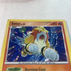 Pokemon Secret Wonders LP Entei SW 4/132 - Rare Collectible Corners Read - Image 2