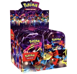 Lot of 10 Sealed Mini Tins Pokemon TCG Mega Evolution Mega Heros W/ Display Box - Image 2