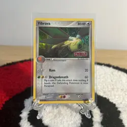 Pokemon TCG Vibrava Reverse Holo Stamped Power Keepers 40/108 2007 NM Rare Vtg - Image 2