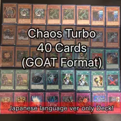 Chaos Turbo Retro (Goat Format) Japanese only Deck Yu-Gi-Oh card fym0-12 - Image 1